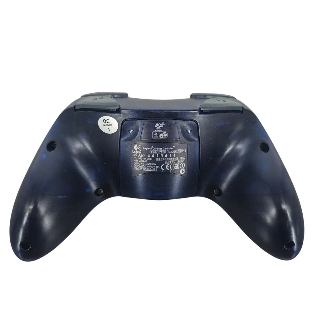 Logitech Cordless Controller for PlayStation 2 PS2 Navy Blue G-RA4B No Dongle